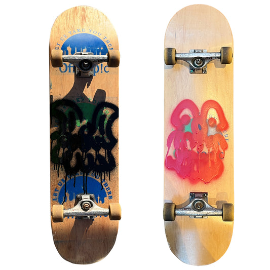 "SLAWN x OFF_TOP!C" SKATE DECKS
